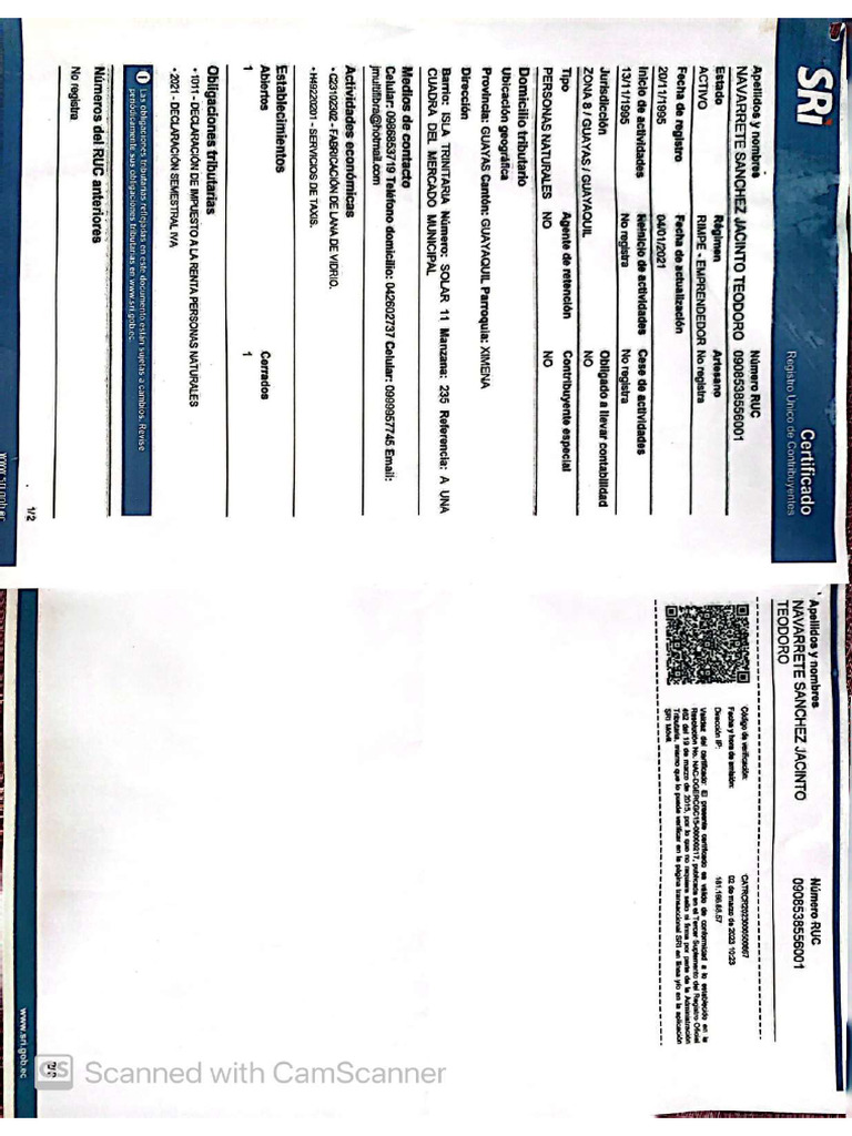 Ruc Completo | PDF