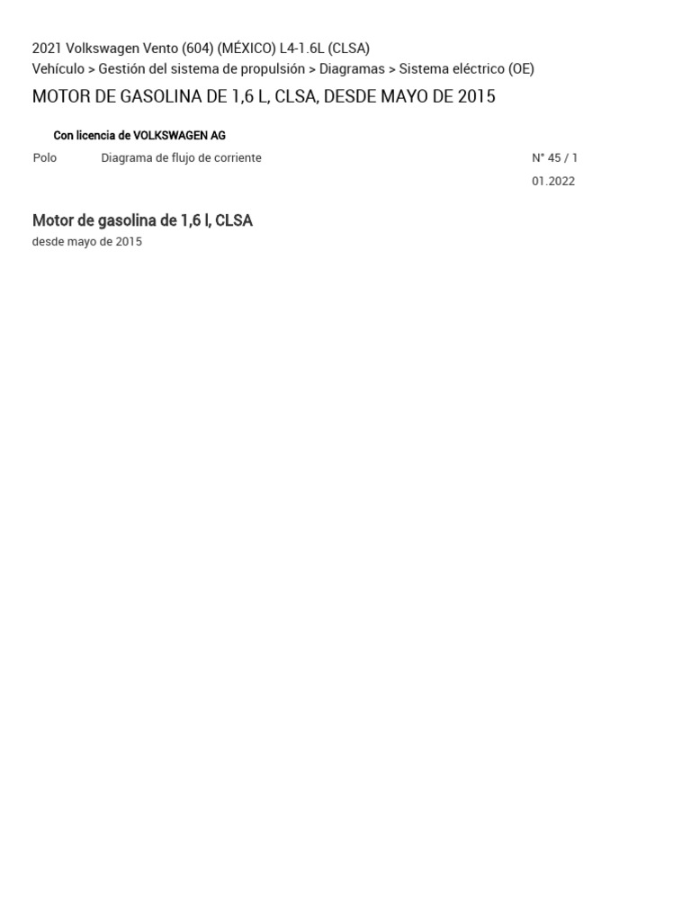 1.6l Petrol Engine, CLSA, From May 2015 (Powertrain Management ...
