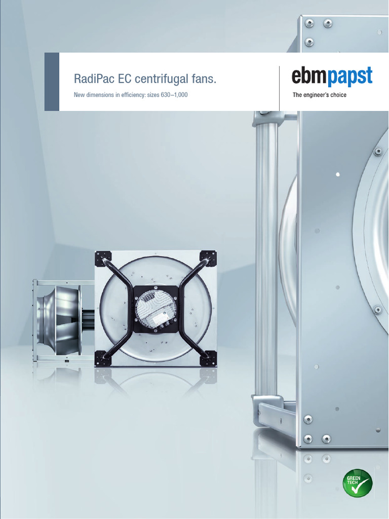 RadiPac EC Fans: Efficiency & Design | PDF | Electric Motor ...