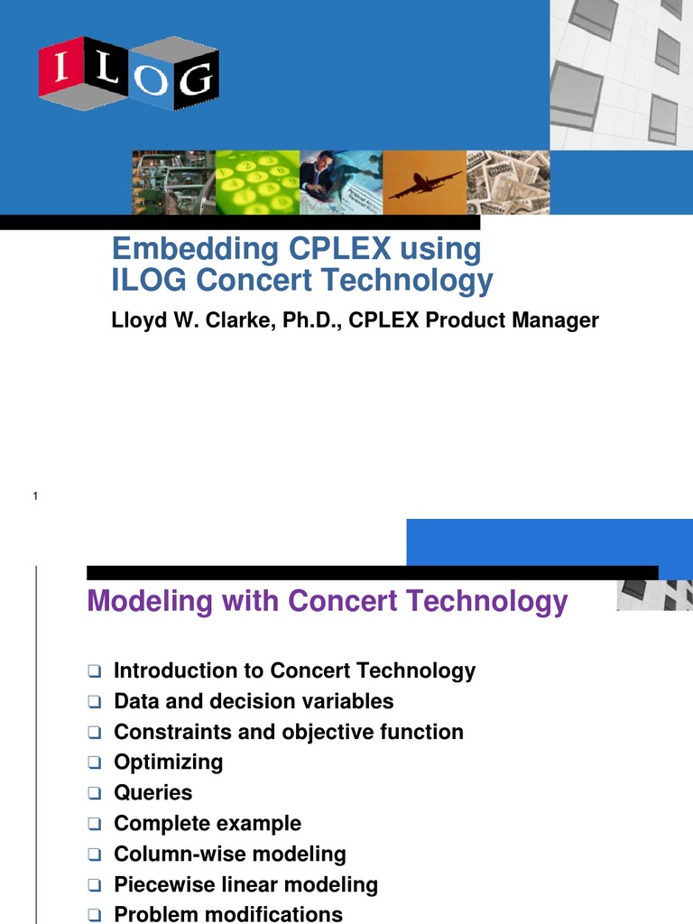 CPLEX Concert Technology Guide | PDF | Mathematical Optimization ...