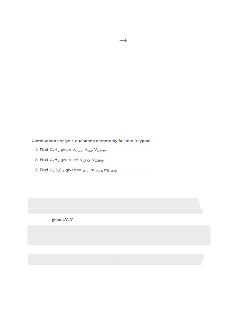 Combustion Analysis of Hydrocarbons | PDF | Gases | Combustion