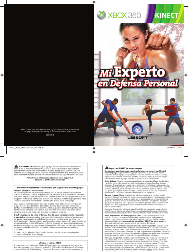 Manual Self Defense Xbox 360 | PDF | Xbox | Xbox 360