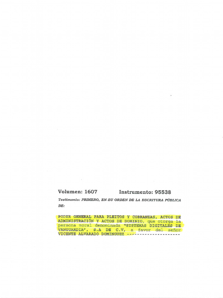 SDV Poder Notarial | PDF