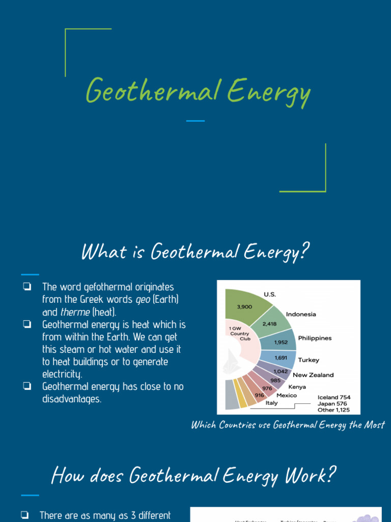 Understanding Geothermal Energy Basics | PDF | Geothermal Energy ...