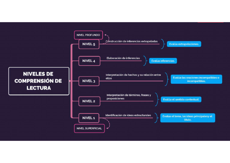 Semana 10 - Síntesis Teórica de Niveles de Comprensión Lectora | PDF