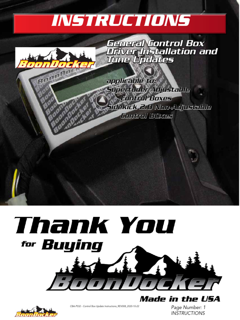 Control Box Update Instructions Guide | PDF | Computer File | Zip (File ...