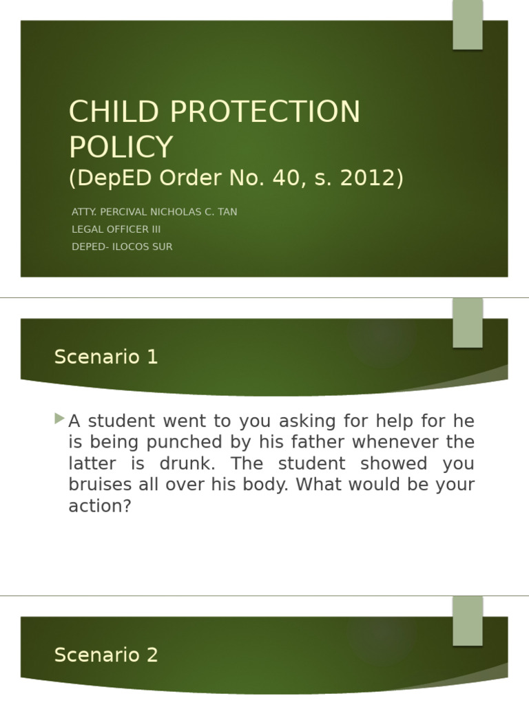 Child Protection Policy | PDF | Child Abuse | Teachers
