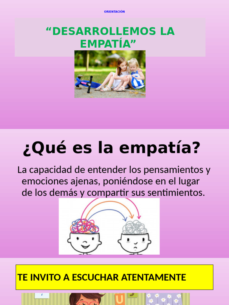 Fomentando la Empatía en Niños | PDF