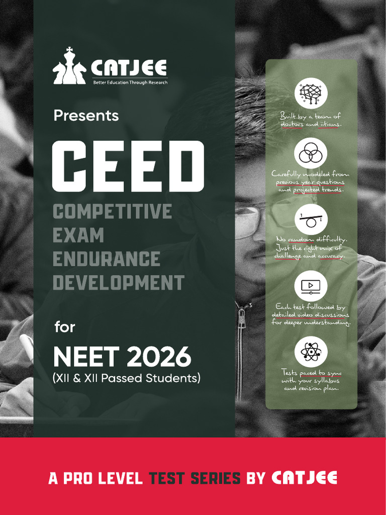 CEED - CATJEE Test Series - Final Green Print | PDF