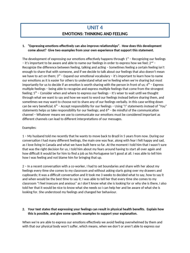 Managing Debilitative Emotions | PDF | Feeling | Communication