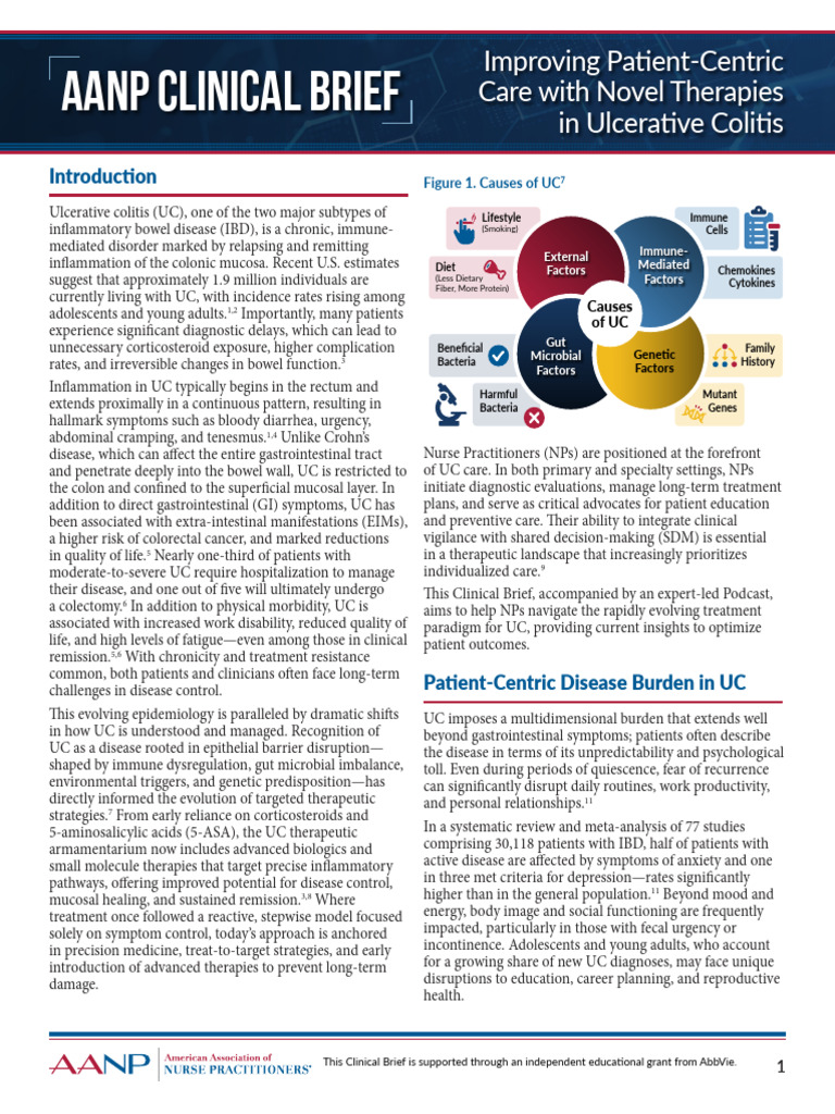 Novel Therapies for Ulcerative Colitis | PDF | Inflammatory Bowel ...