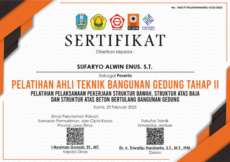 Pelatihan Atbg Tahap II - Sufaryo Alwin Enus. S, T. | PDF