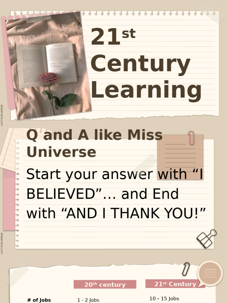 21st Century Learning Skills Overview | PDF | Pedagogy | Behavior ...
