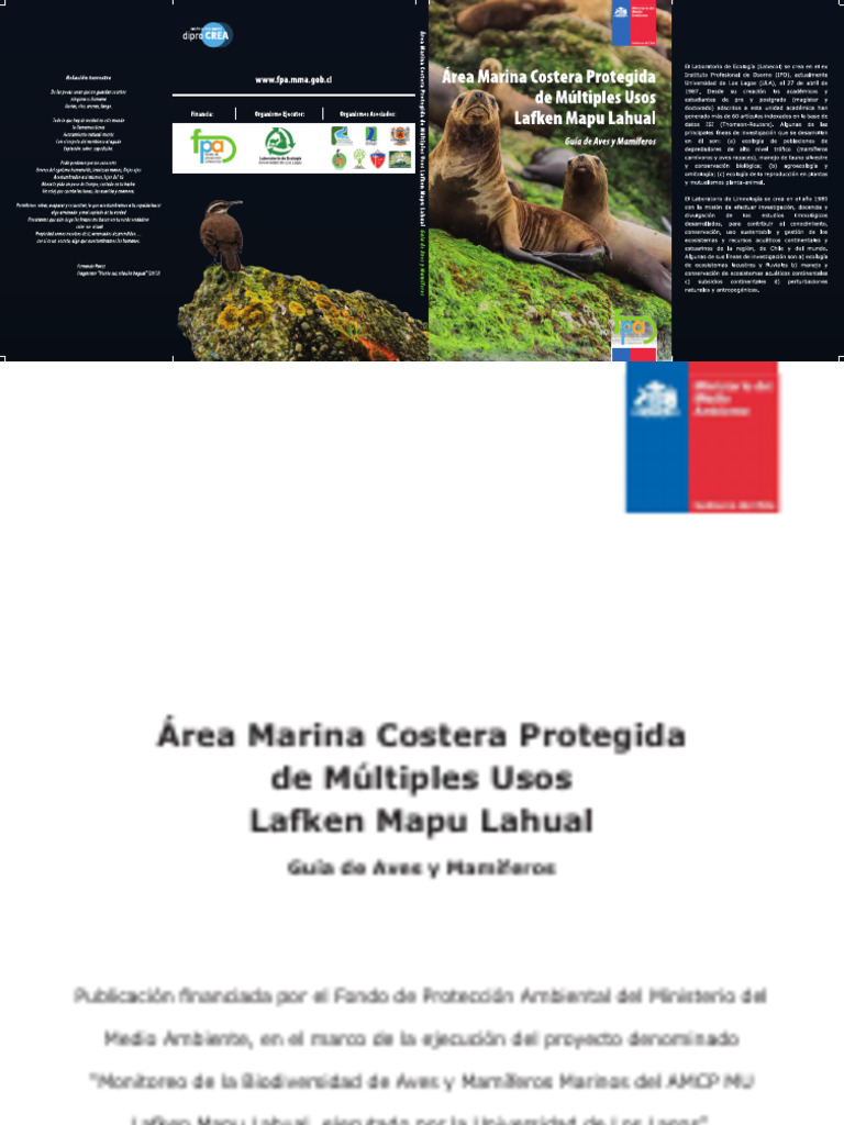 Guía de Aves y Mamíferos Lafken Mapu Lahual | PDF | Costa | playa