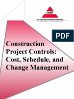 Construction Project Controls Cost Schedule and Change Management