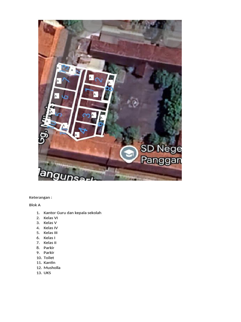 Denah Maps 6 Panggang | PDF