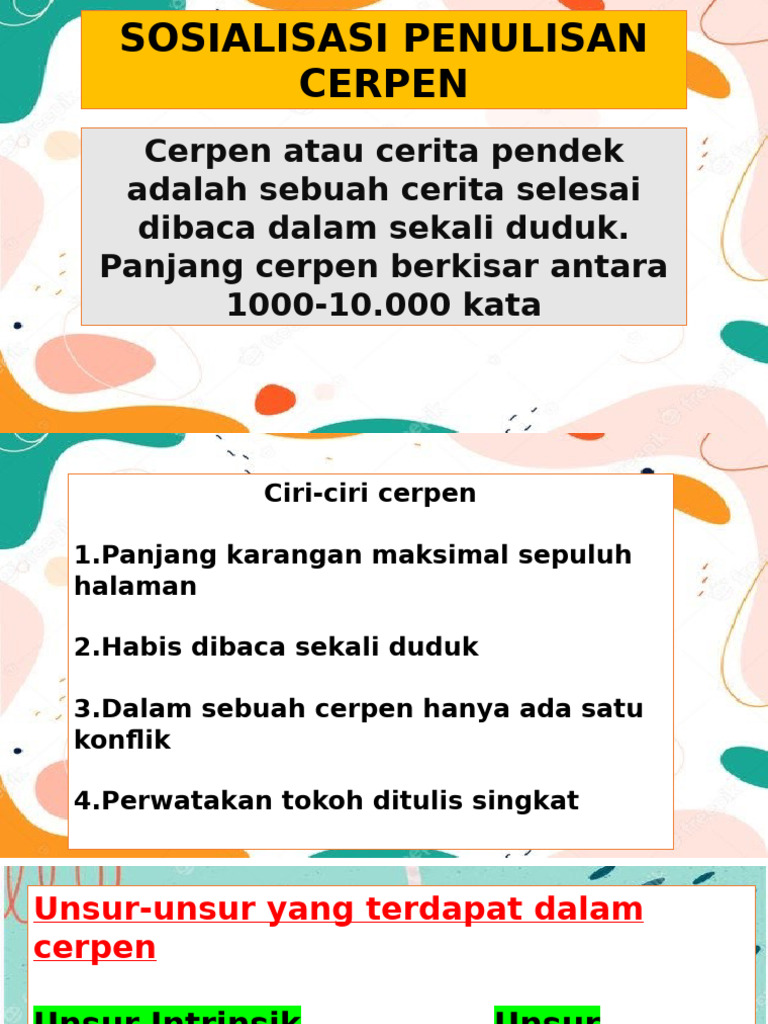 Panjang Maksimal Cerpen 10 Halaman | PDF