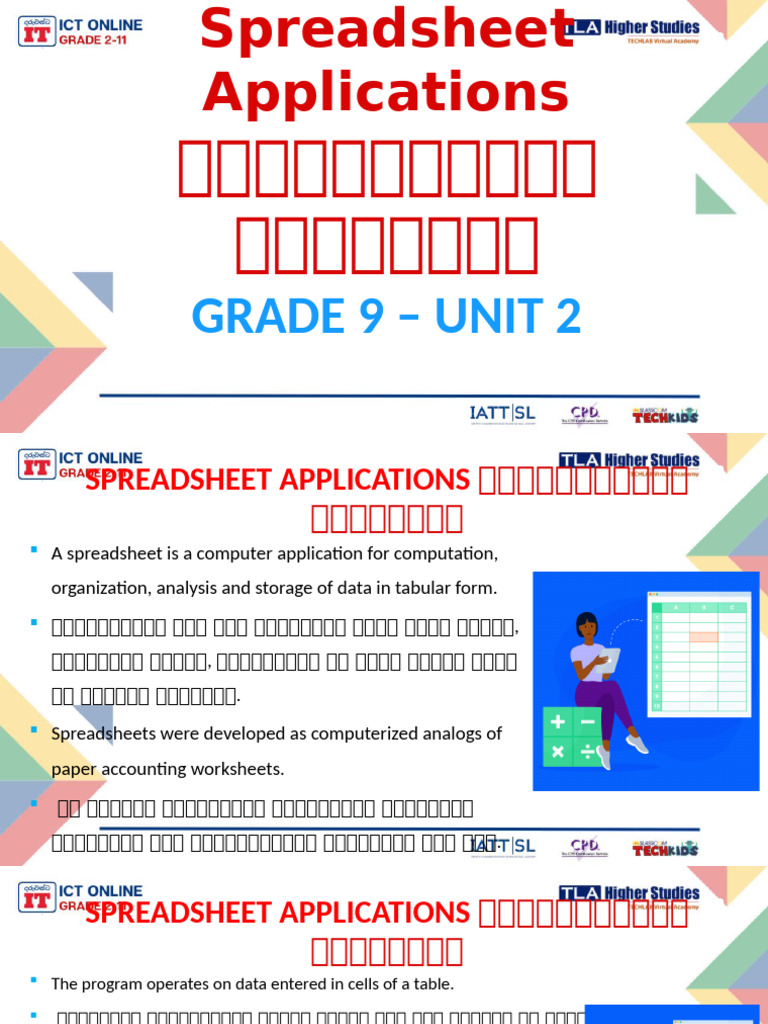 GRADE 9 Module 2 Spreadsheet Applications | PDF