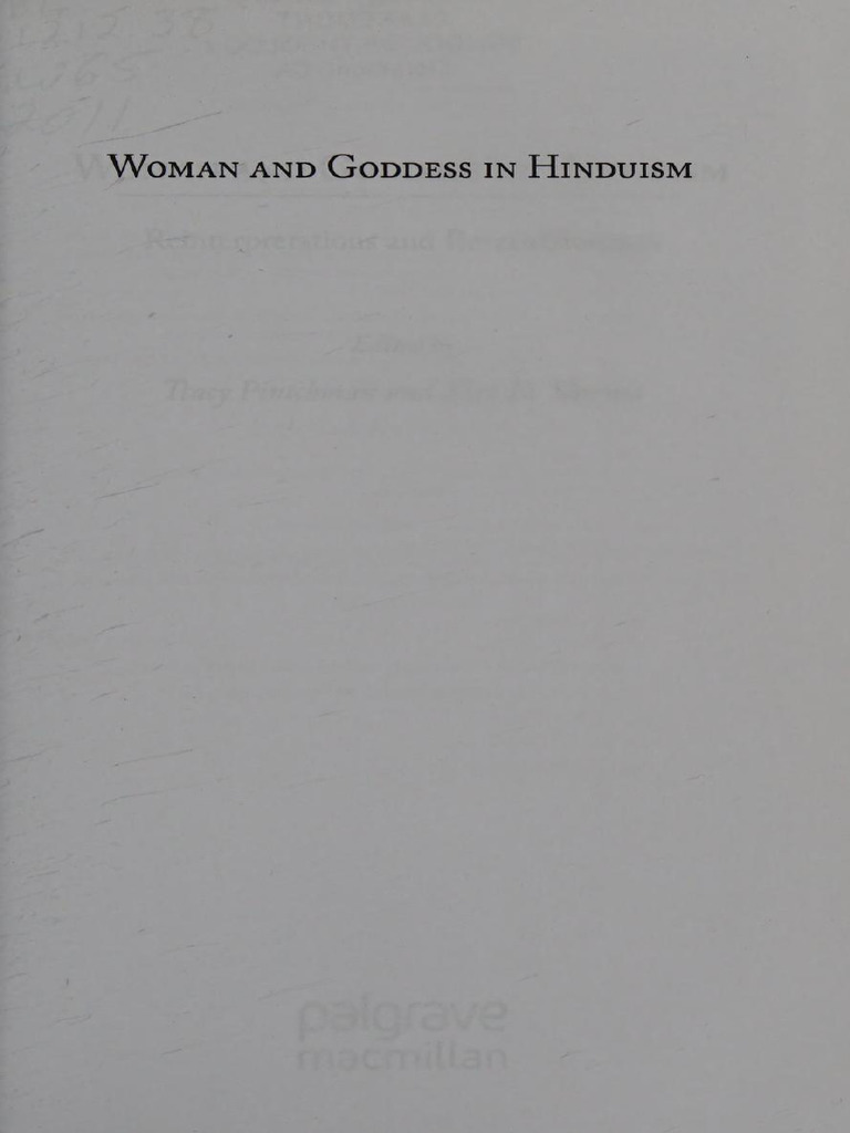 Woman and Goddess in Hinduism Reinterpretations and Re Envisionings | PDF