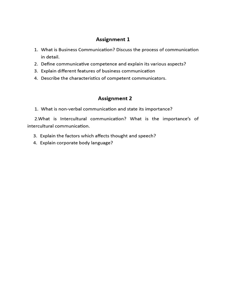 Assignment | PDF