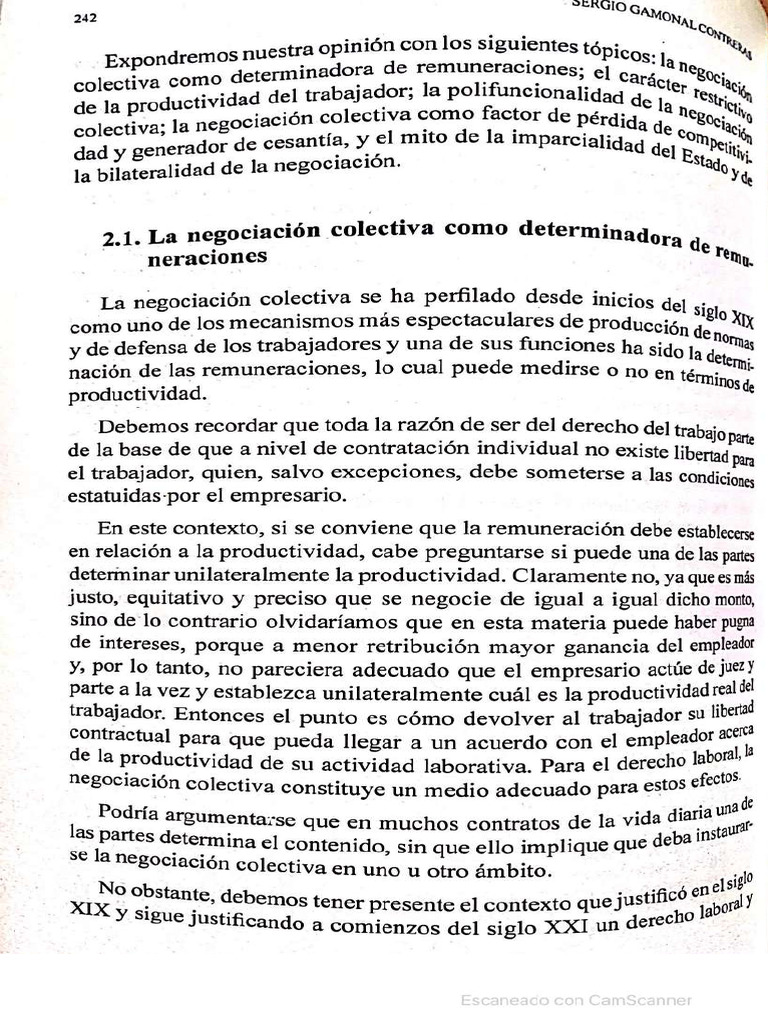 Negociación Colectiva (Complementado) | PDF