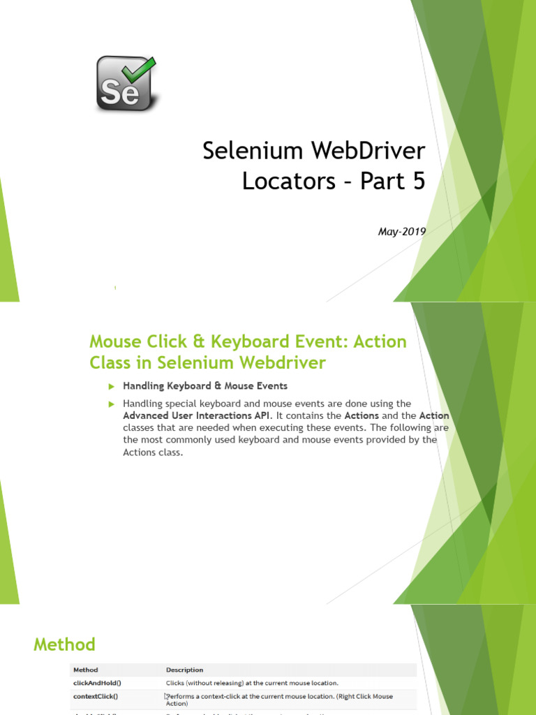 02 05 Selenium WebDriver Locators Part1 | PDF