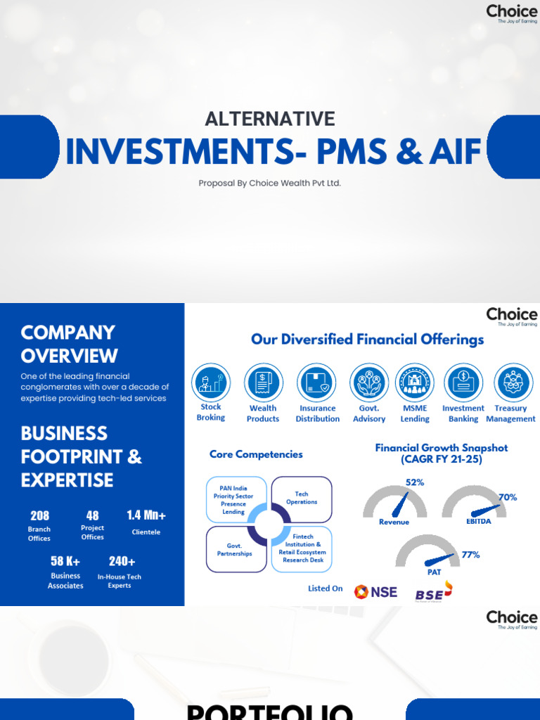 Choice AIF PMS Deck September | PDF | Investing | Investment Management