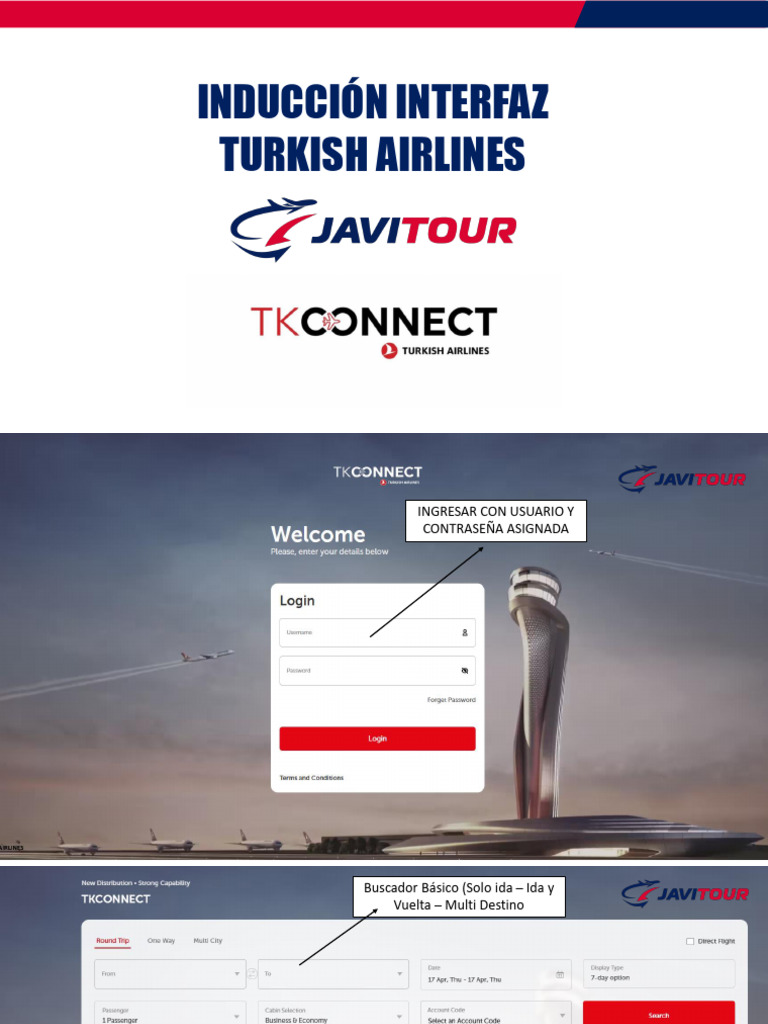 Inducción a TK Connect en Turkish Airlines | PDF