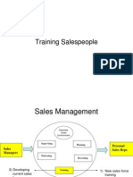 Training Salespeople Effectively
