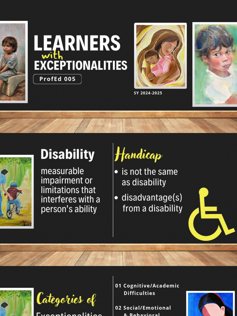 FACIL - Learners With Exceptionalities | PDF | Learning Disability ...