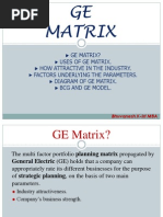 GE Matrix