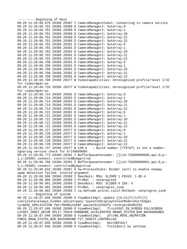 Log Cat 1759134006576 | PDF | Data Compression | Digital Technology