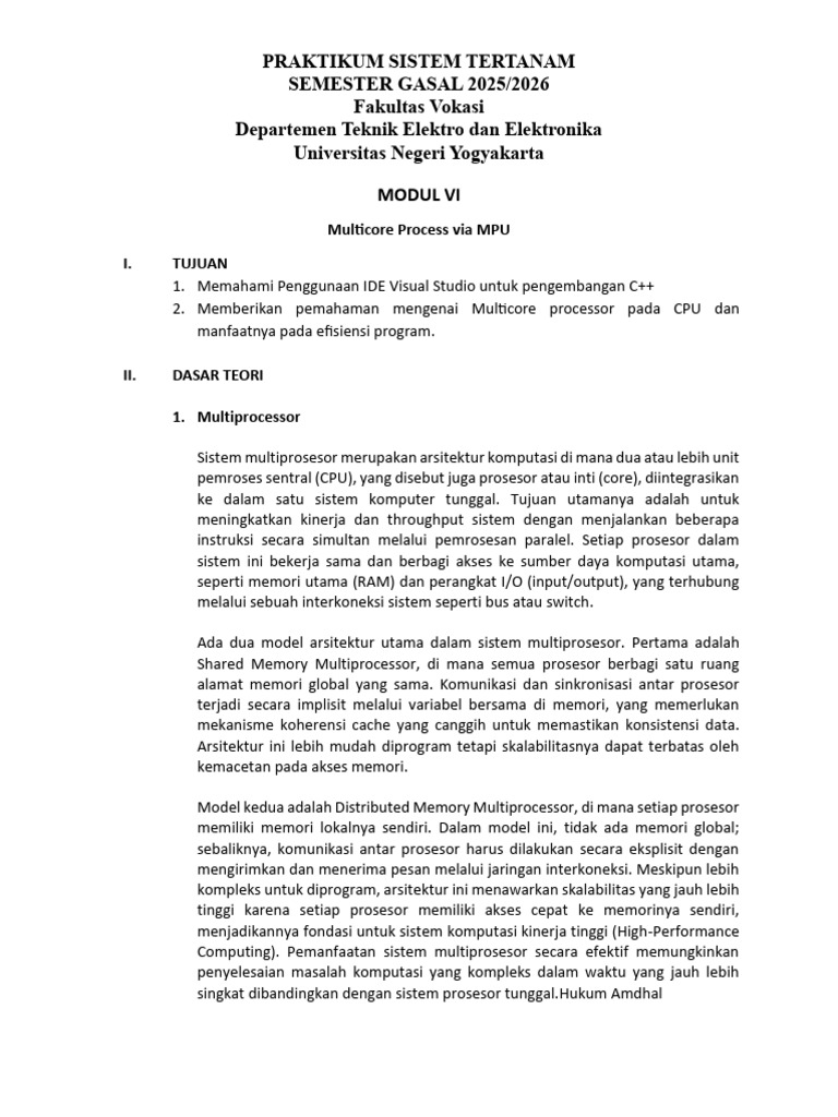 Praktikum Multicore dengan MPI C++ | PDF