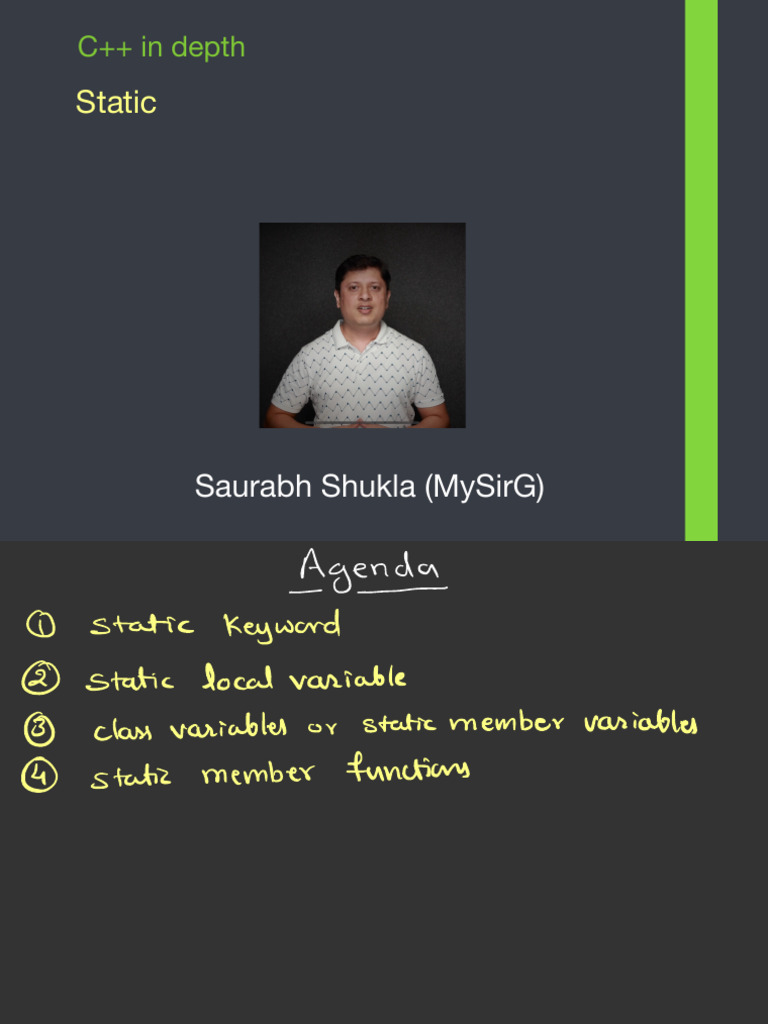 Understanding Static in C++ | PDF | Variable (Computer Science) | C++