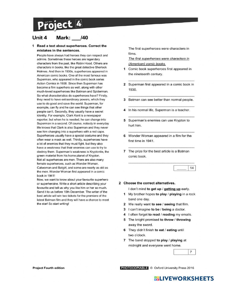 Project 4unit 4 | PDF