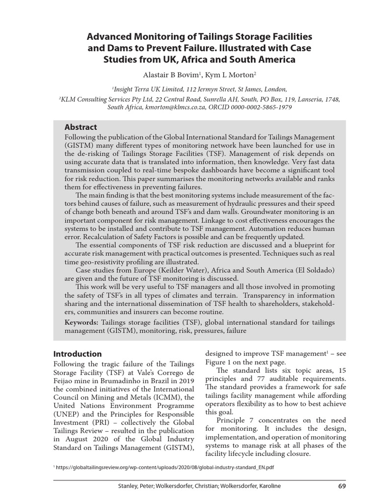 Advanced TSF Monitoring Strategies | PDF | Dam | Computer Network