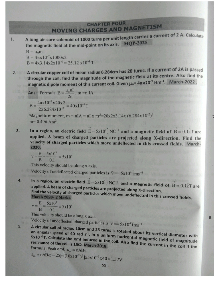 Solved Problems of Fourth Chapter. | PDF
