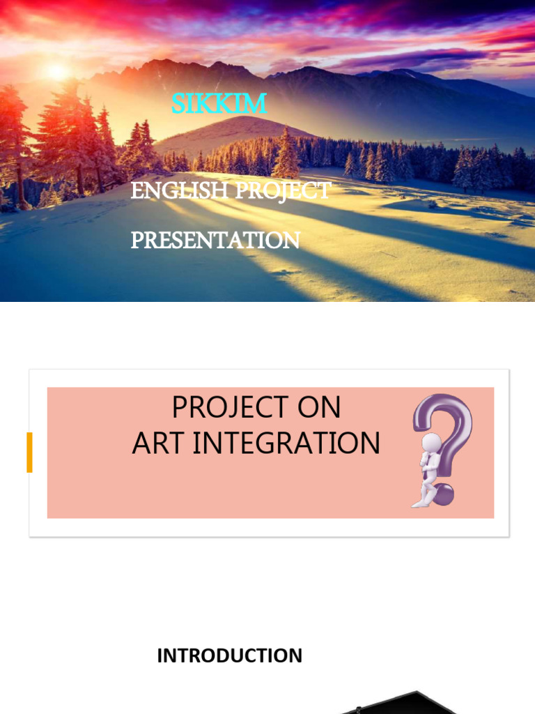 Sikkim: Art Integration Project Overview | PDF | Nepal | Himalayas