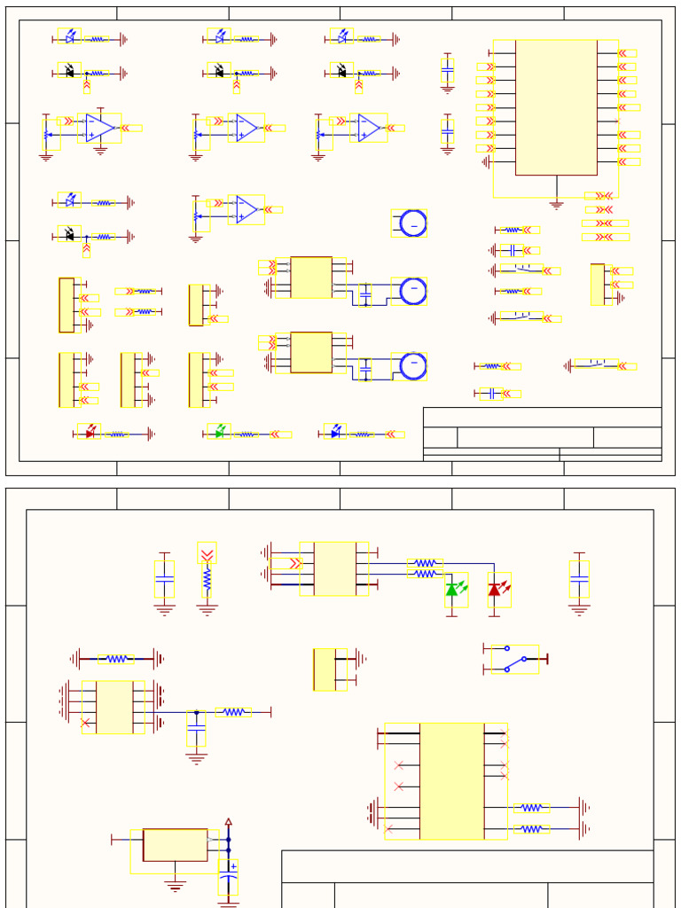 Robot Circuit Design and Components | PDF