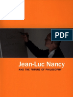 Jean Luc Nancy and The Future of Philosophy