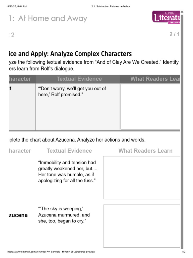 Analyzing Azucena's Character Complexity | PDF