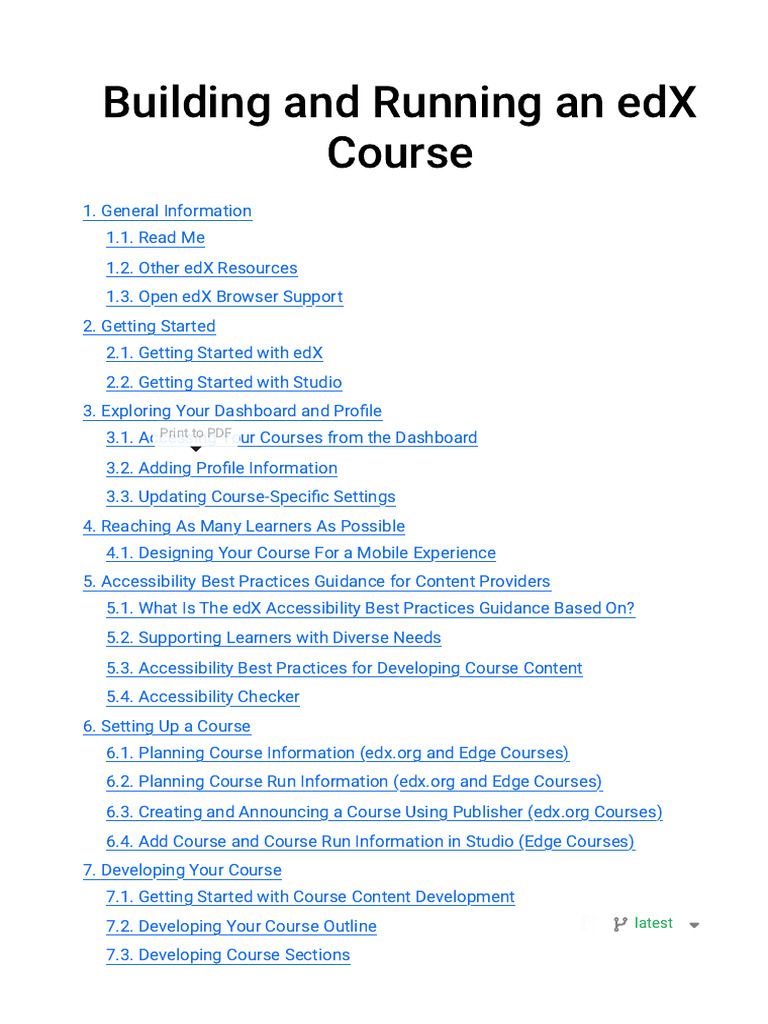 Building and Running An Edx Course - Building and Running An Edx Course ...