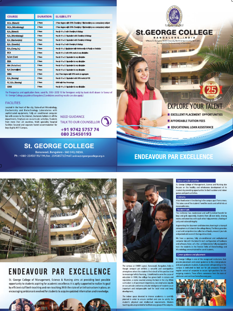 ST George Brochure Blue | PDF