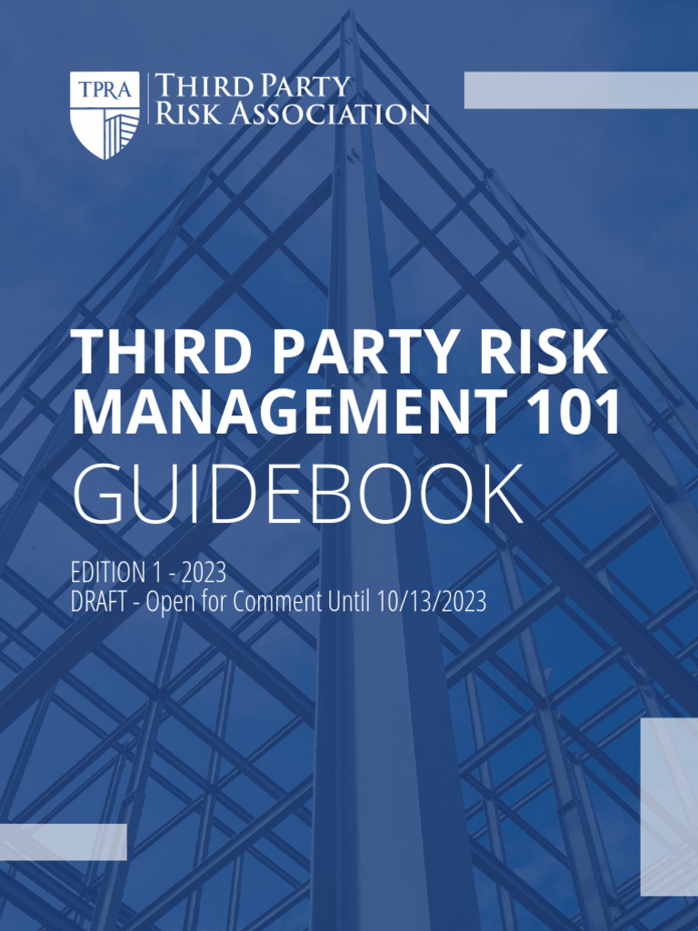 Third Party Risk Management Guide 2023 | PDF | Risk Management | Risk