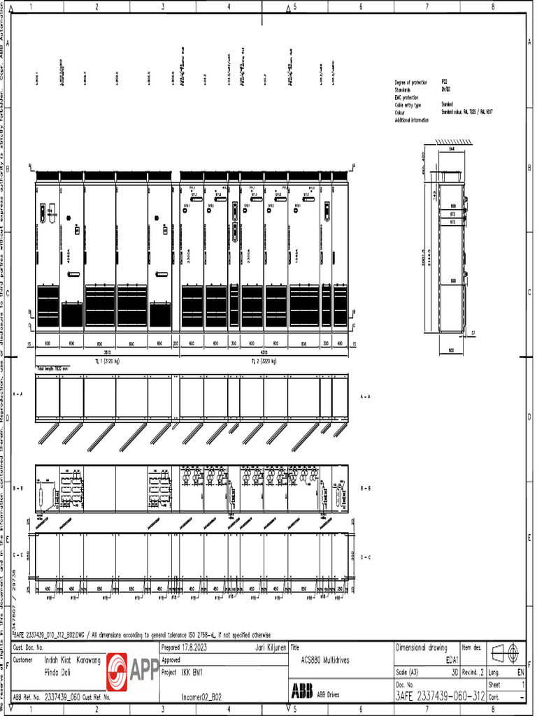 060 - 312 - B02 Dimension DRW 25082023 | PDF