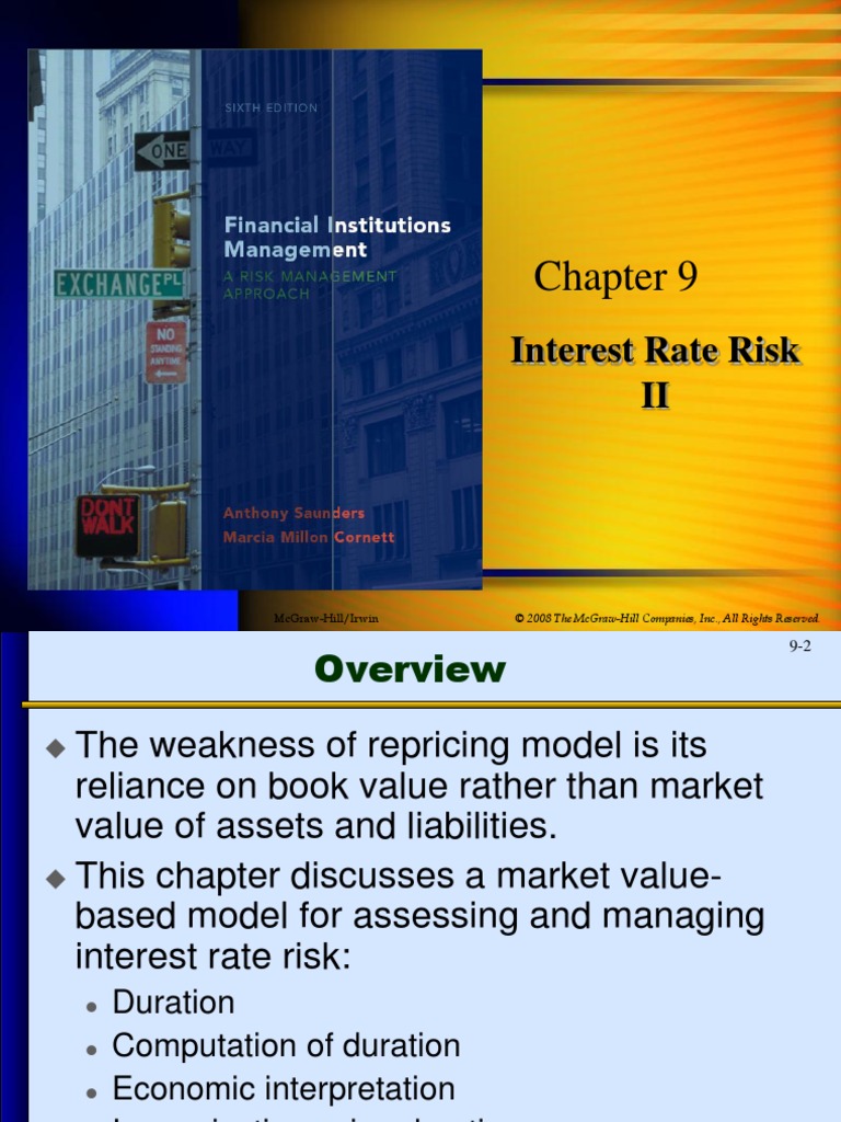 Risk Management Chap 9 Interest Risk II MOD | PDF | Bond Duration ...