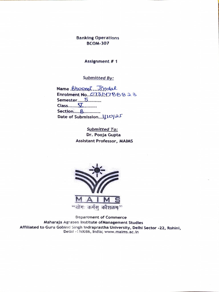 BO Assignment 1 07314788823 | PDF