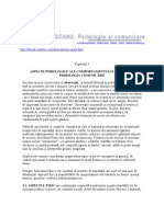 Aspecte Psihologice Ale Comportamentului Aparent În Psihologia Comunicãrii