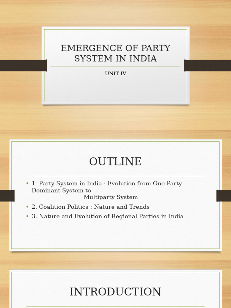 Evolution of India's Party System | PDF | Politics Of India | Government