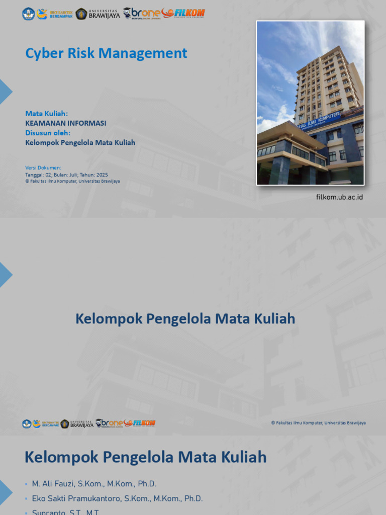 Cyber Risk Management Overview | PDF | Security | Computer Security